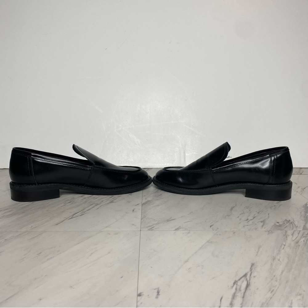 Steve Madden Larusso Black Leather Loafer 8 1/2 M - Picture 5 of 14